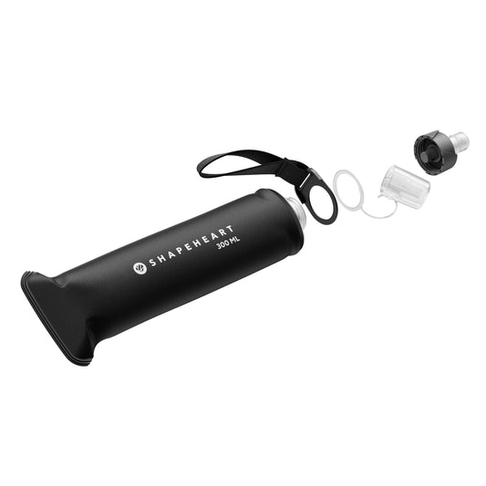 Vista 3D del prodotto – Borraccia morbida 300mL Shapeheart