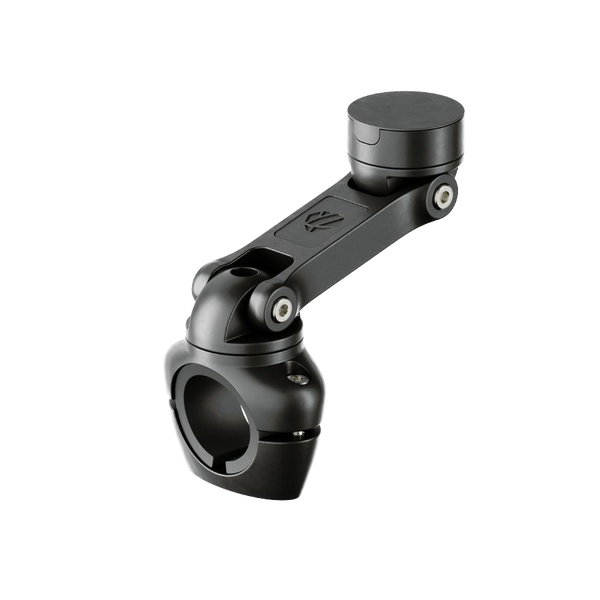 Supporto Pro Boost Shapeheart, design robusto e orientamento personalizzato per manubri moto.