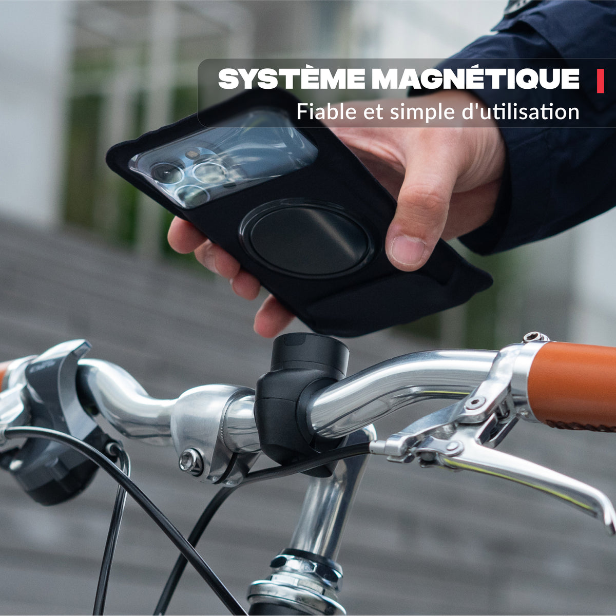 Vista principale del prodotto – Supporto telefono bici PRO Shapeheart