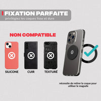 Aderenza della piastra metallica – Supporto telefono bici Shapeheart