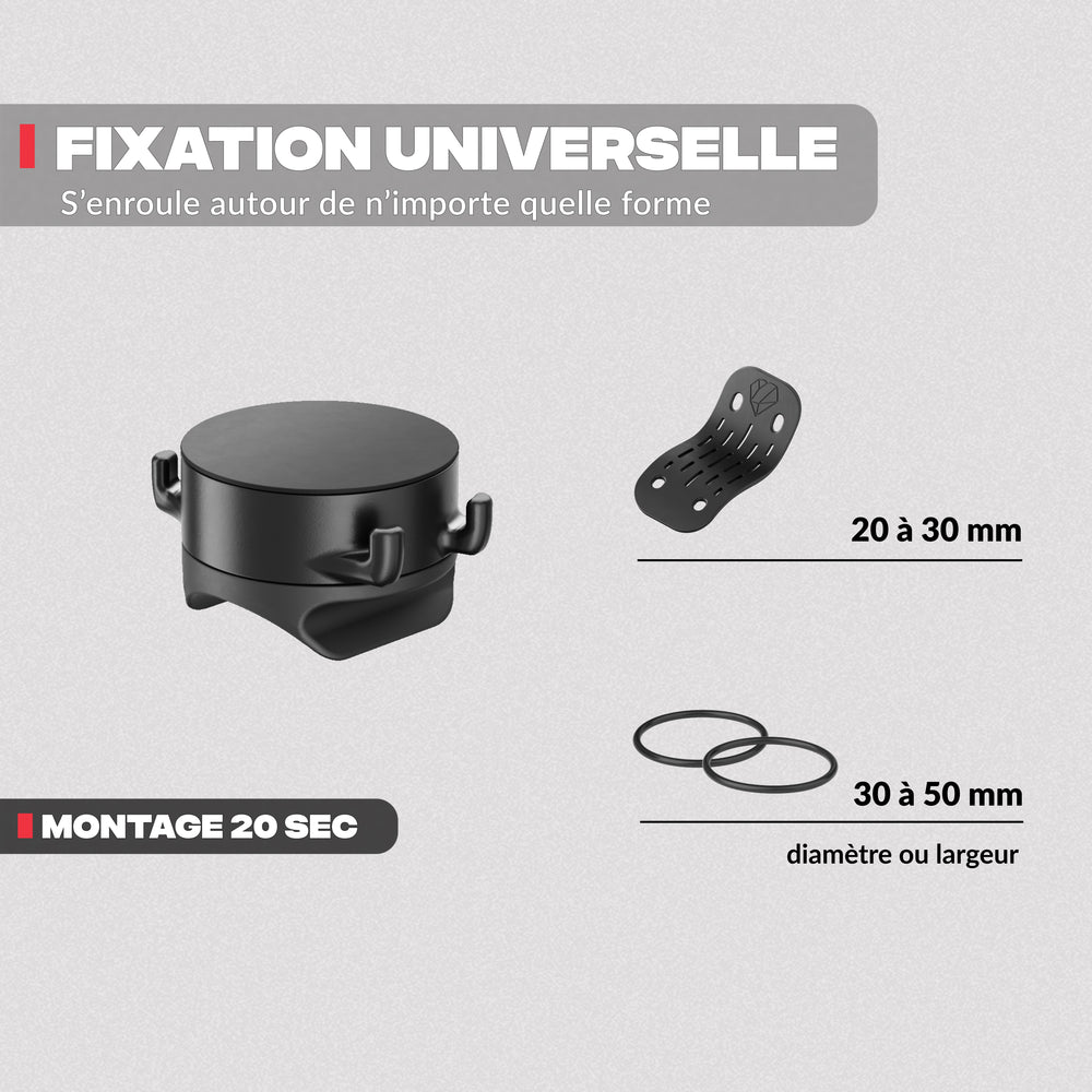 Adattabilità su diversi supporti – Supporto telefono bici Shapeheart