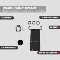 Contenuto del pack – Supporto telefono bici PRO Shapeheart