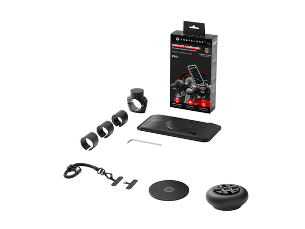 Supporto magnetico Pro per manubrio moto – Kit completo moto Pro Shapeheart