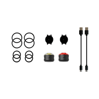 Contenuto del pack – Mini luci magnetiche anteriore e posteriore Shapeheart