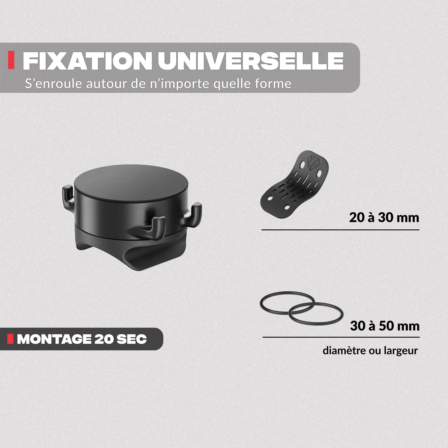 Adattabilità su diversi supporti – Supporto telefono moto Shapeheart