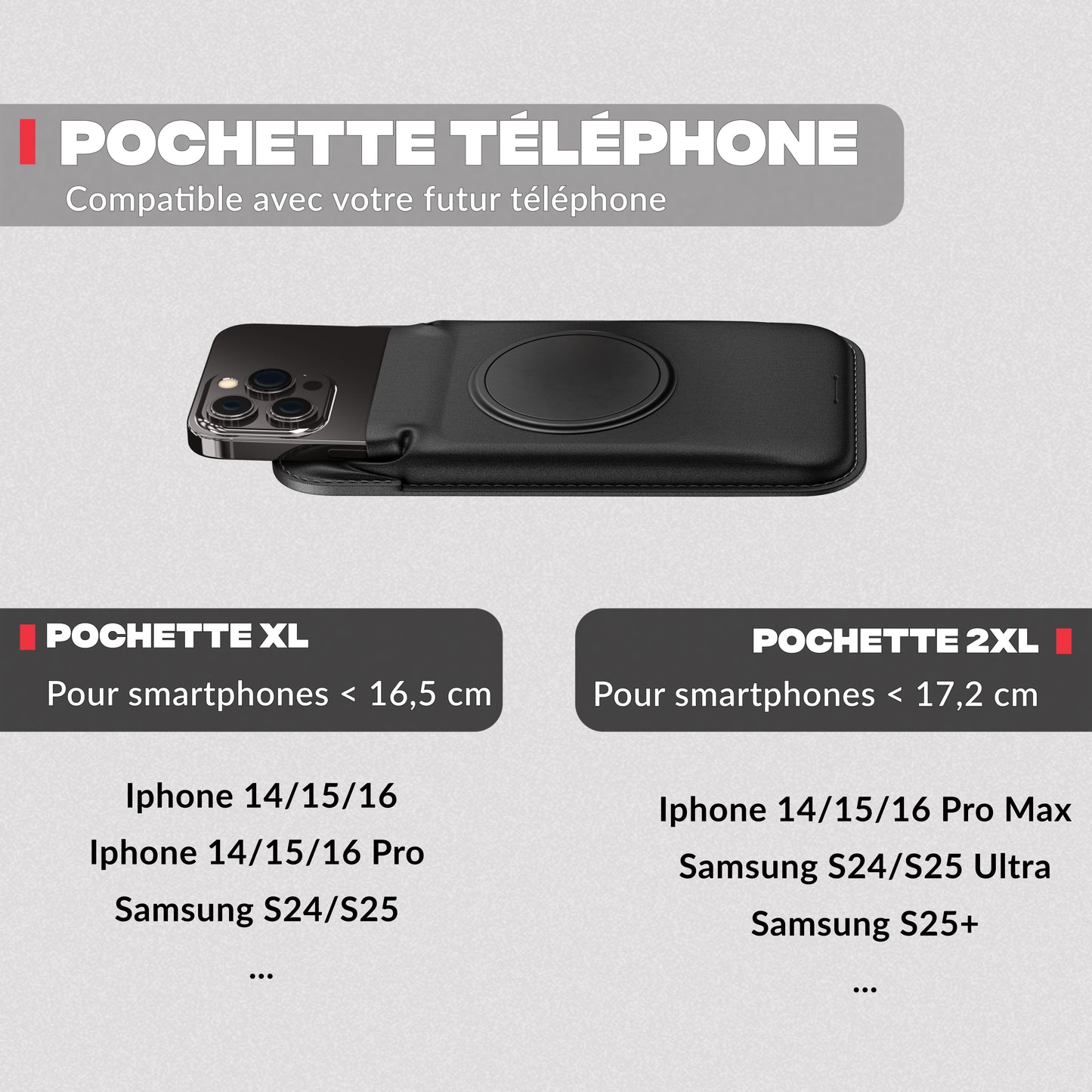 Guida alle taglie della custodia – Supporto telefono moto Shapeheart