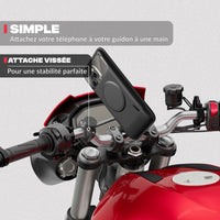 Seconda vista del prodotto – Supporto telefono moto PRO Shapeheart