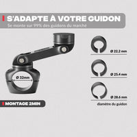 Adattabilità su diversi supporti – Supporto telefono moto PRO BOOST Shapeheart