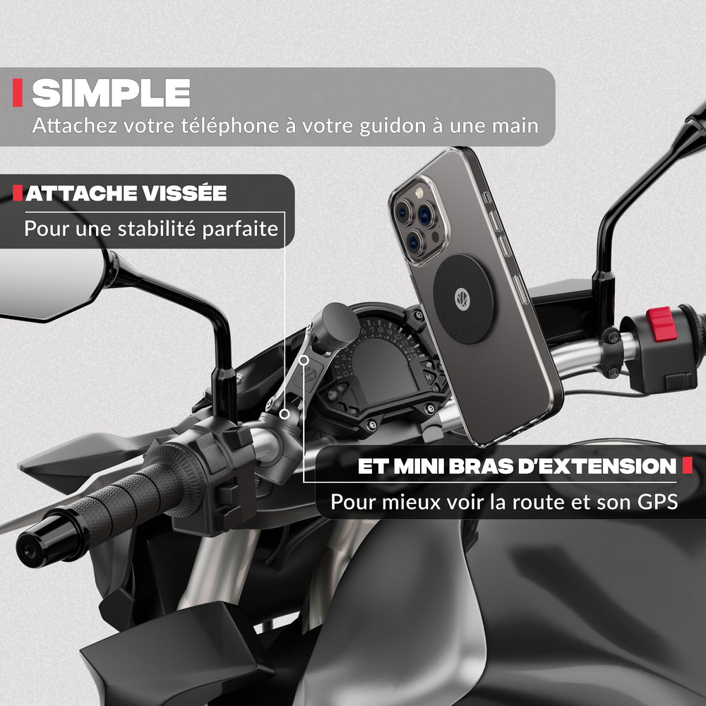 Supporto telefono moto PRO BOOST MINI