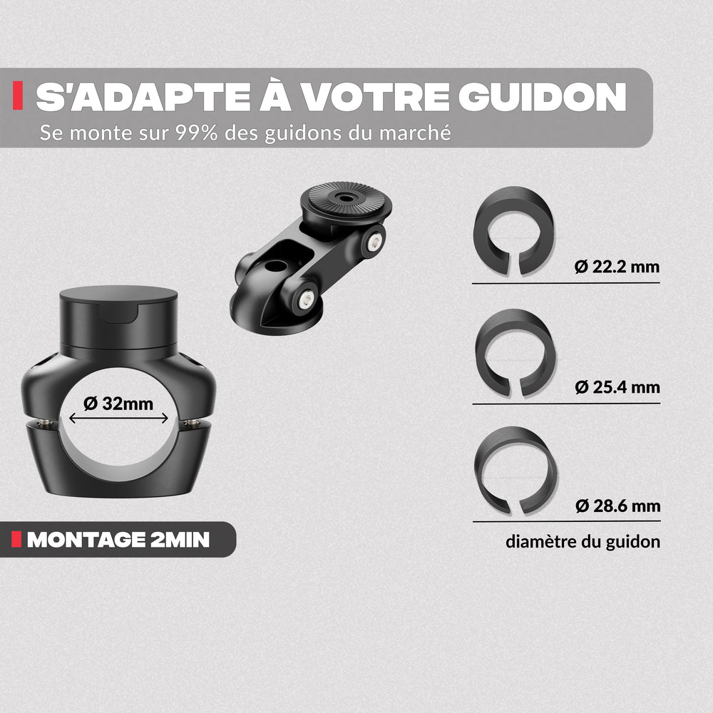 Supporto telefono moto PRO BOOST MINI