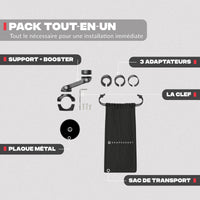 Contenuto del pack – Supporto telefono moto PRO BOOST Shapeheart