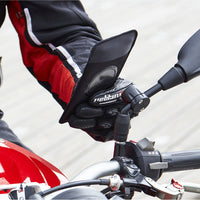 Support de téléphone pour rétroviseur de scooter et moto. Version vissée , vendu avec pochette magnétique
