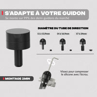 Adattabilità su diversi supporti – Supporto telefono per semi-manubrio moto Shapeheart