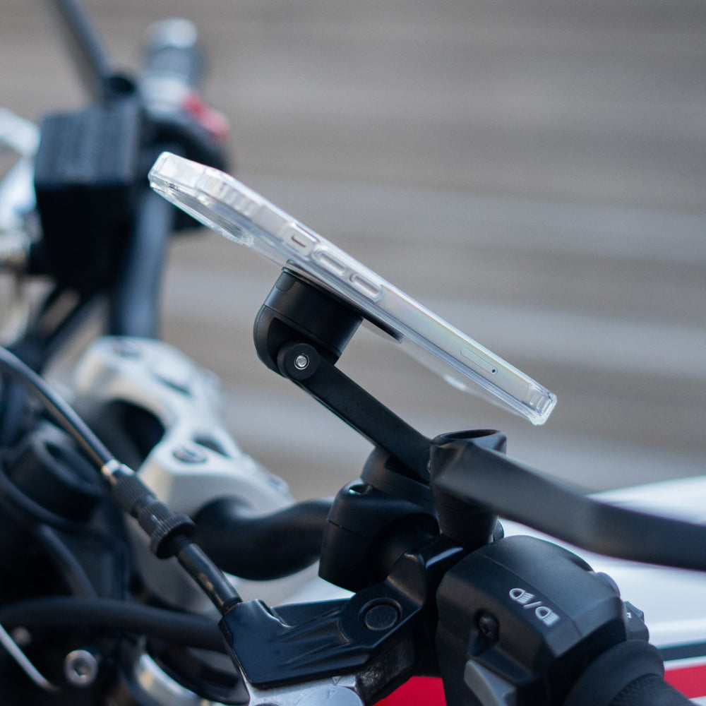 Piastra metallica e custodia tattile – Supporto telefono moto PRO BOOST Shapeheart