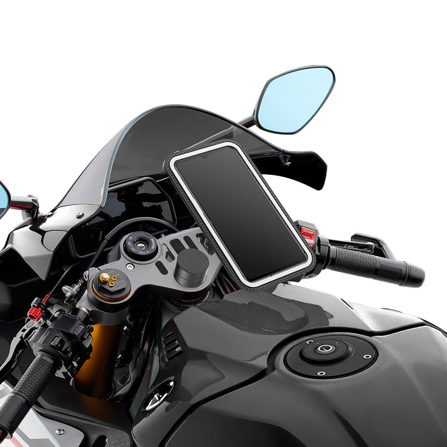 La custodia è compatibile con tutti i supporti moto Shapeheart. Assorbe il 50% delle vibrazioni