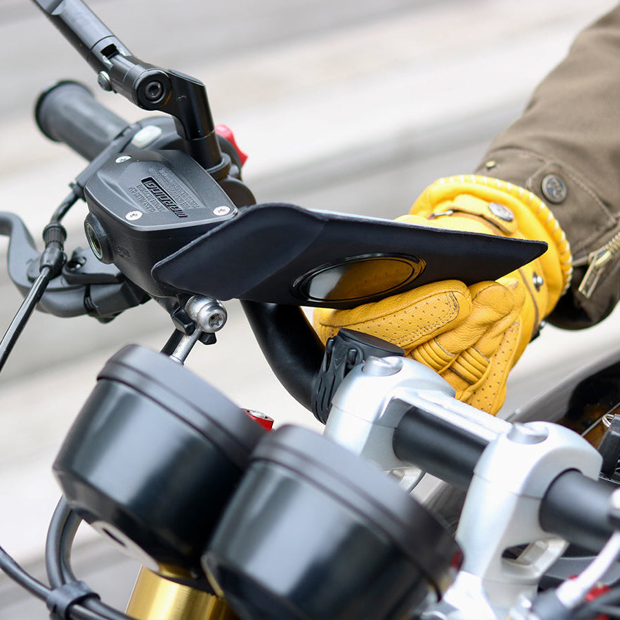 Fissaggio Shapeheart per moto, supporto magnetico stabile per smartphone, ideale per un manubrio.